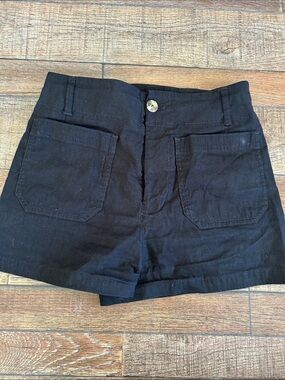 Black Anthropologie Women's Lightweight Casual Shorts
